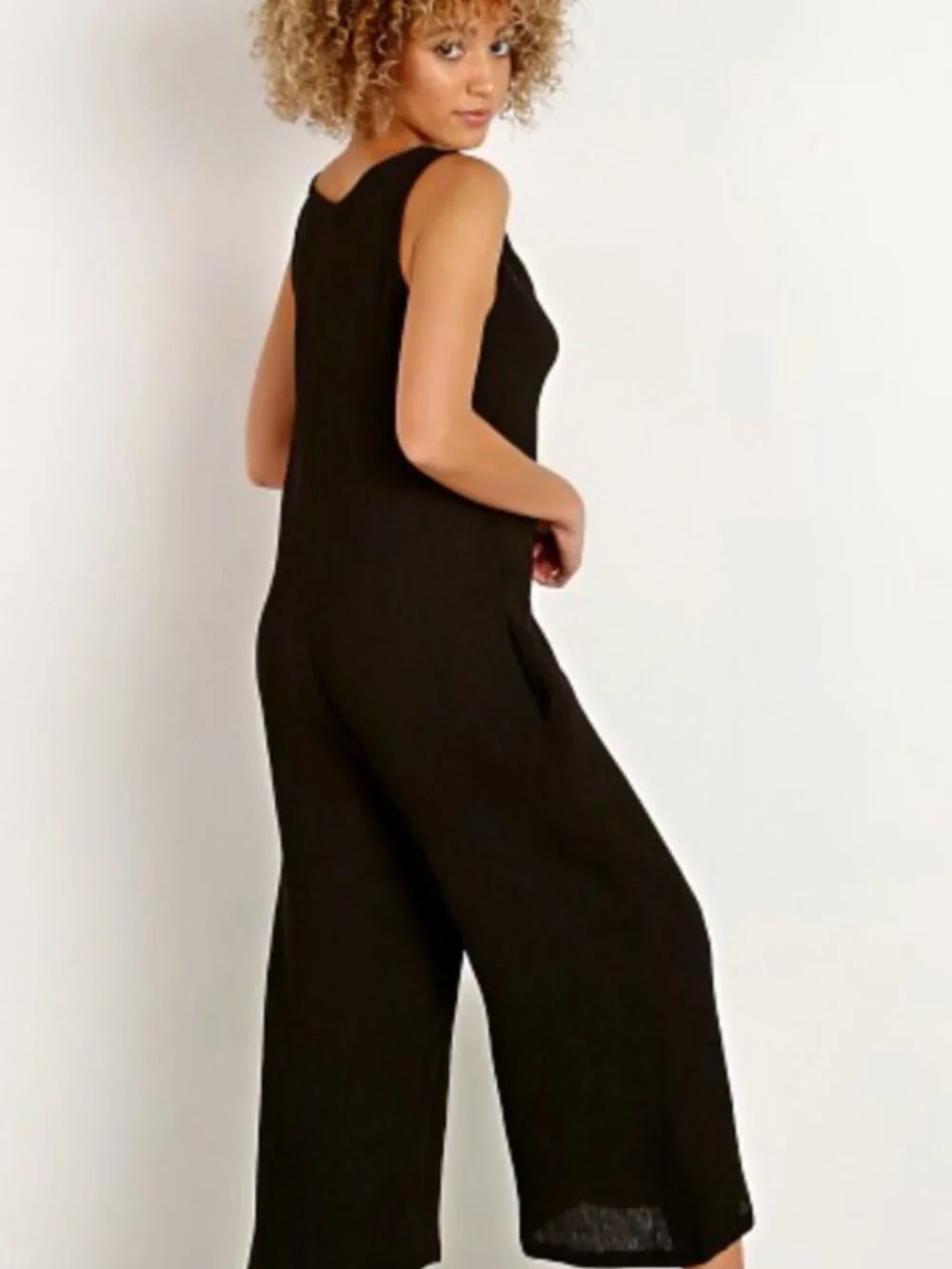 LACAUSA Elderflower Jumpsuit Sz M